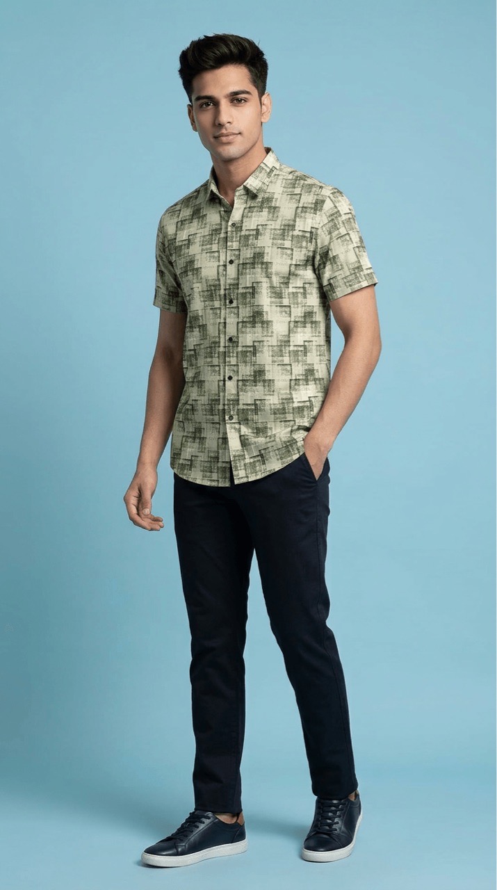 Printed Short-Sleeve Shirt view 7