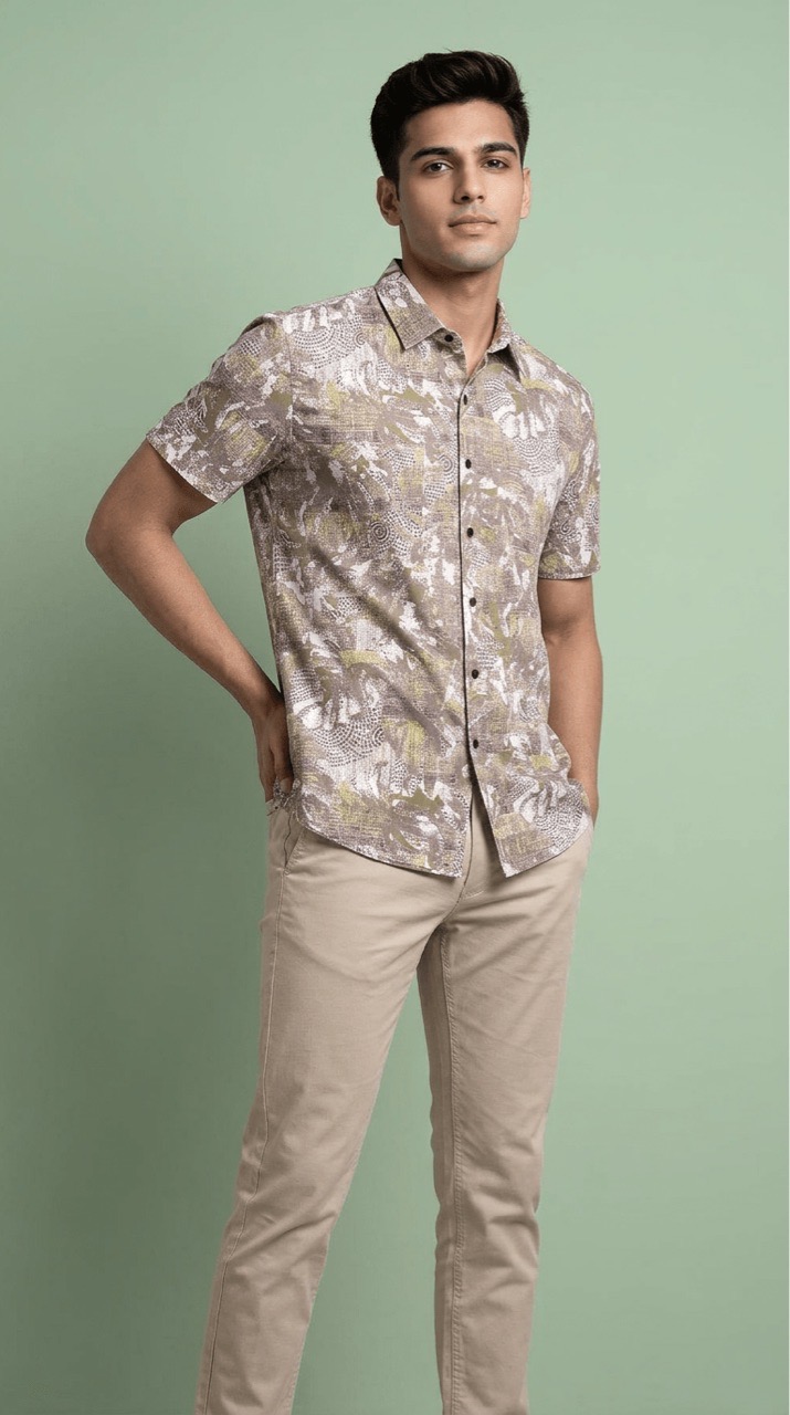 Printed Short-Sleeve Shirt view 8