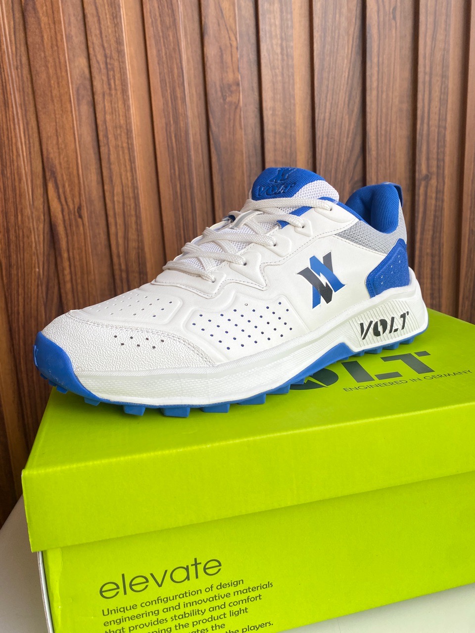Blue Volt Cricket Shoes view 3