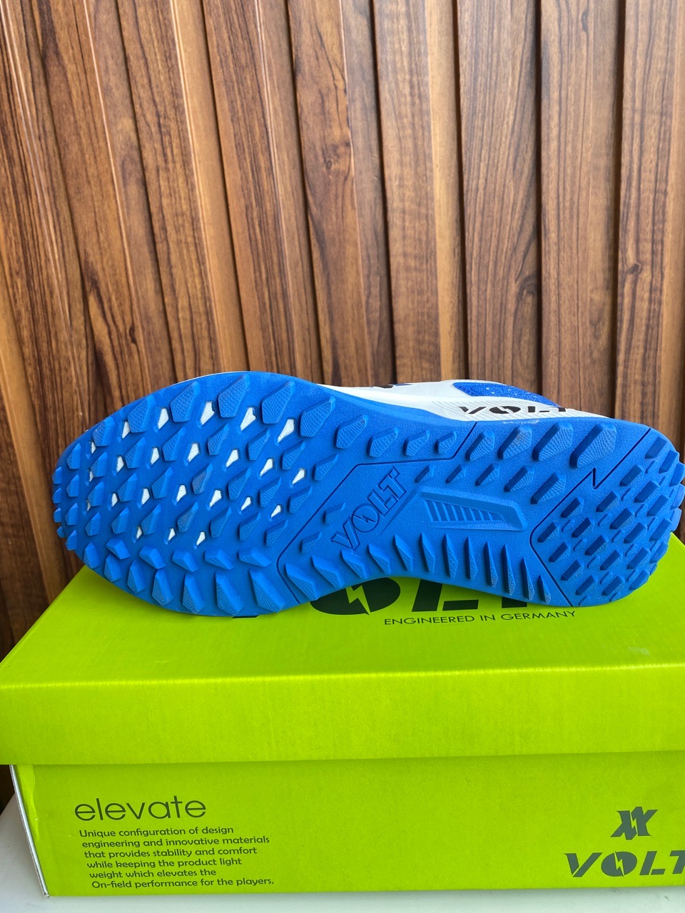 Blue Volt Cricket Shoes view 4