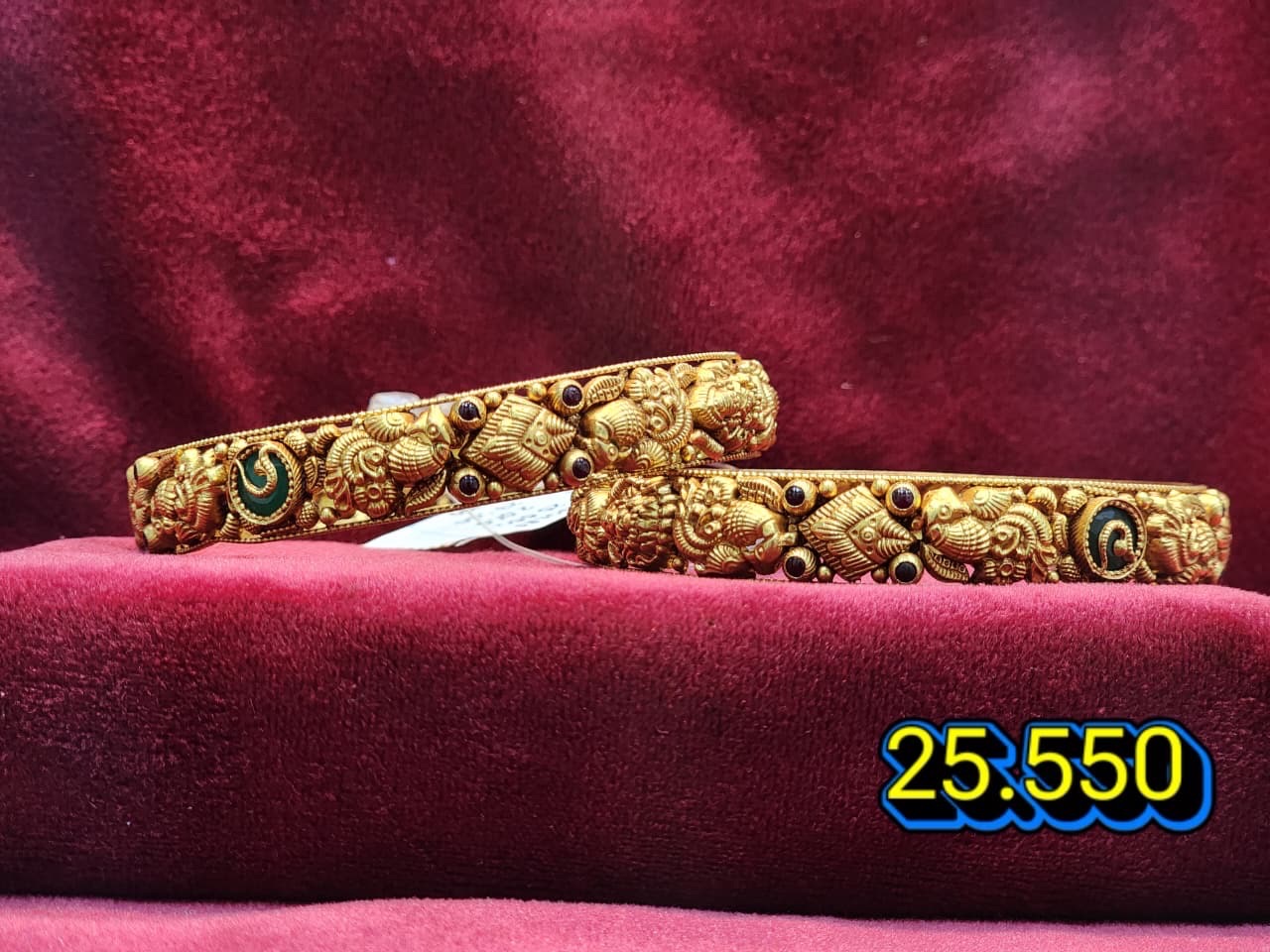 Traditional Gold Bangles 17526 view 3