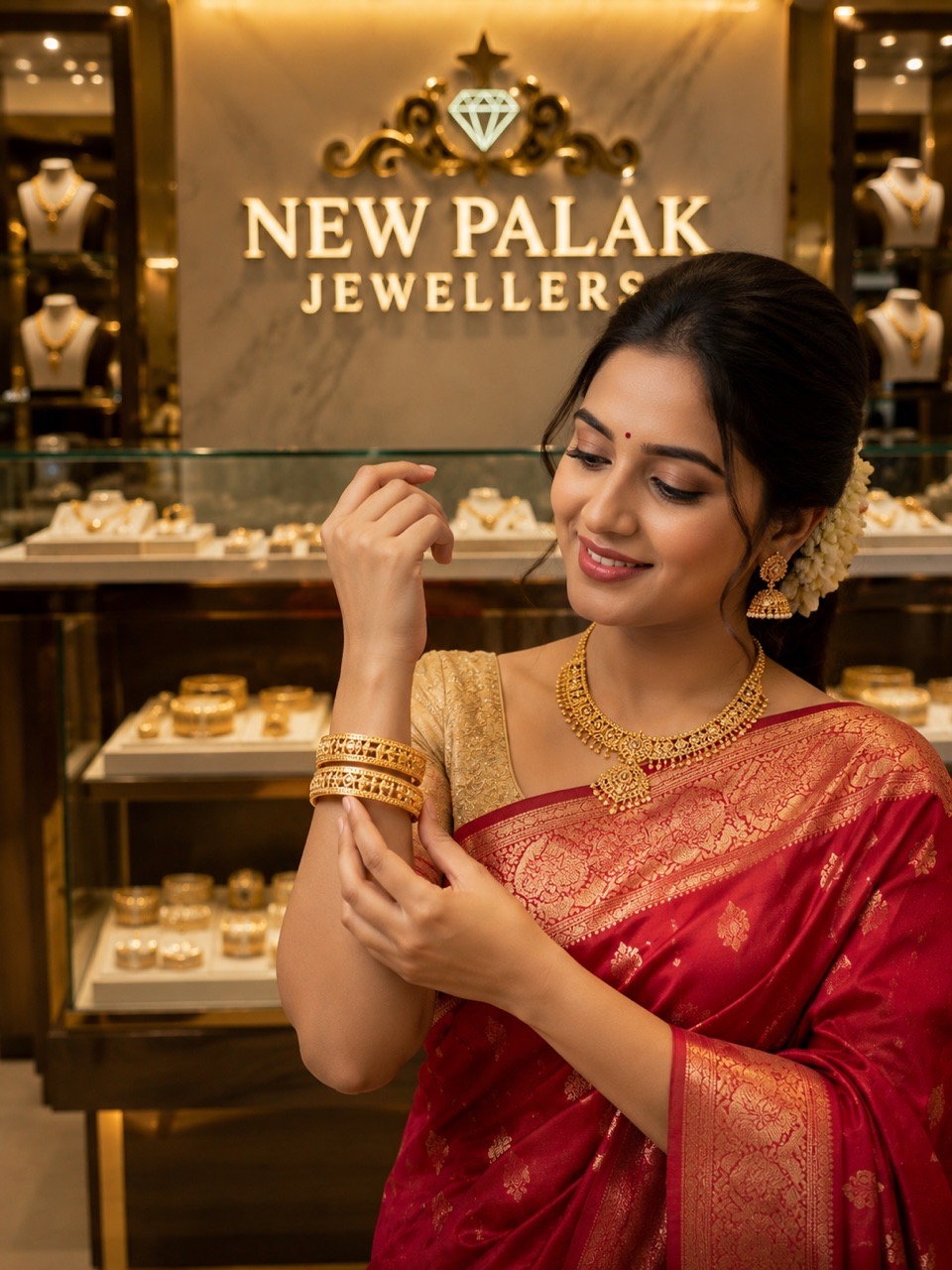 Gold Bangles view 2