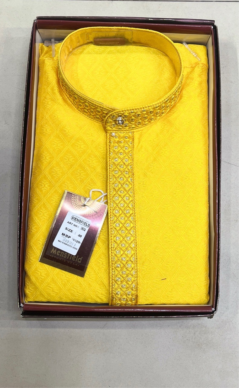 Haldi Kurta by Mensfield Art No 5034-2 view 2