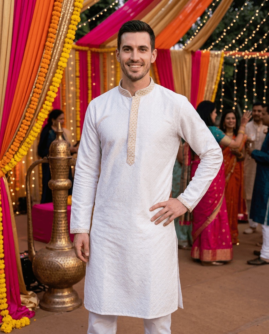 Mensfield Kurta  Pajama ART NO:5034-6 view 2