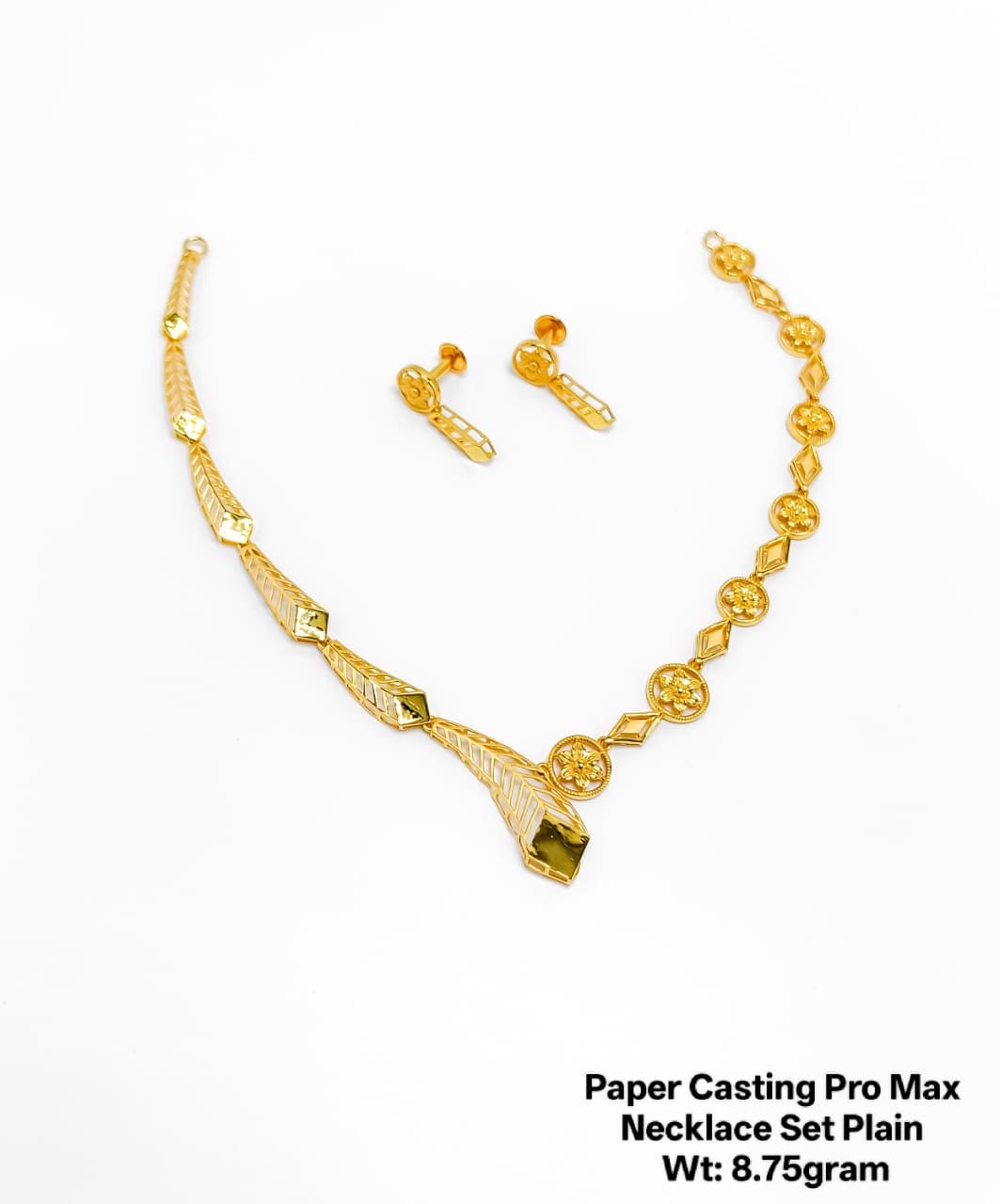 Gold Necklace Set view 4