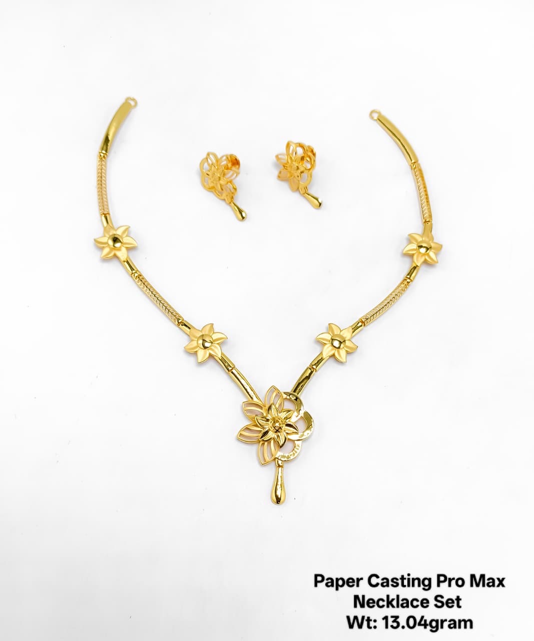 Gold Necklace Set view 8