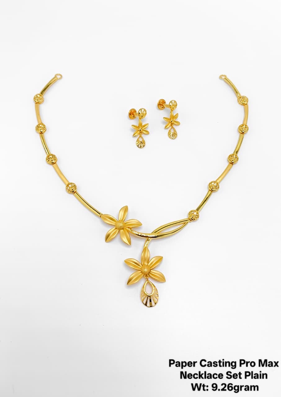 Gold Necklace Set view 6