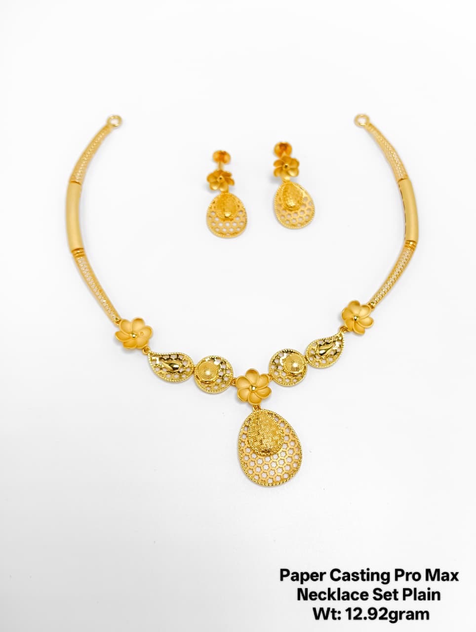 Gold Necklace Set view 7