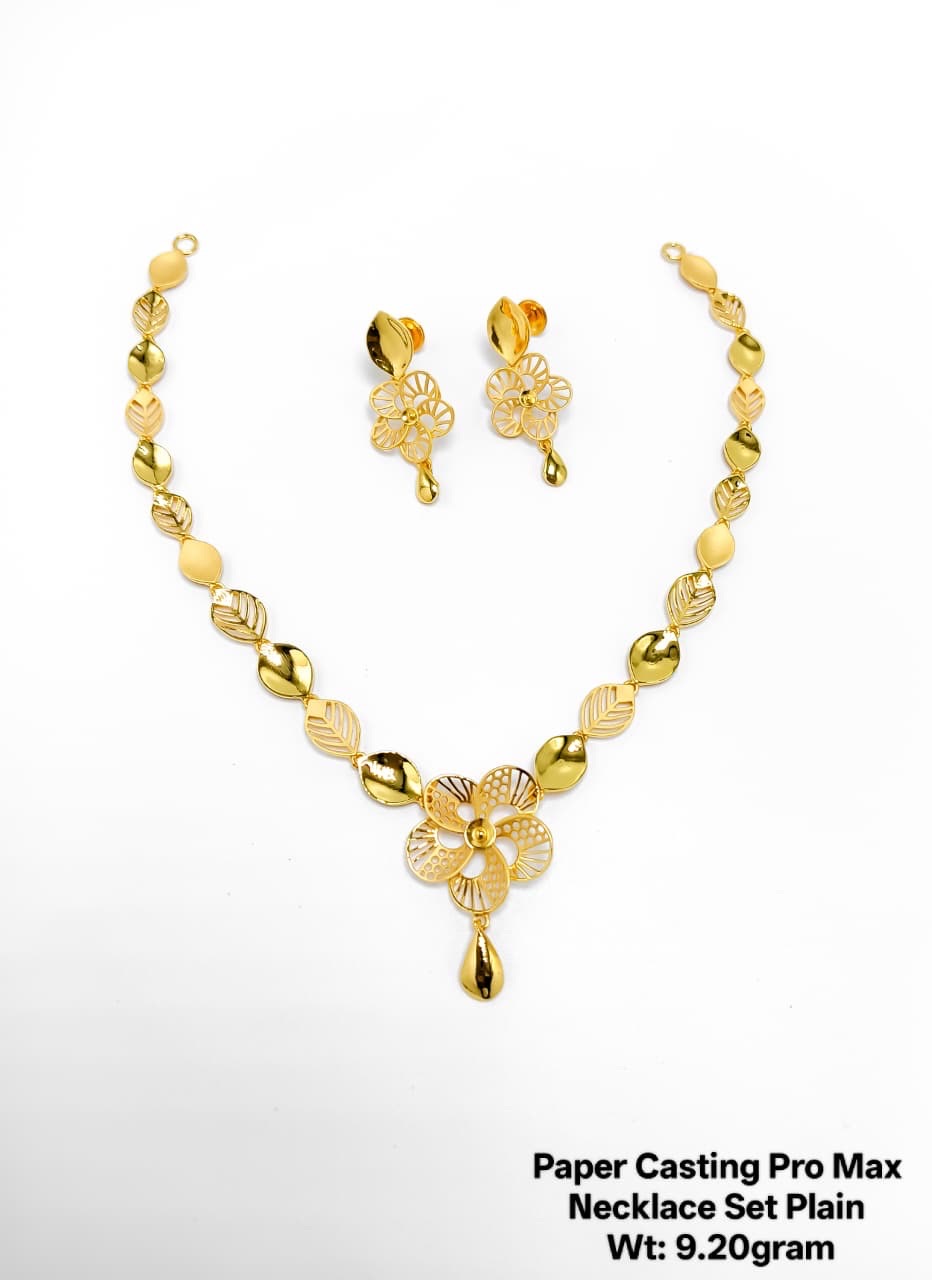 Gold Necklace Set view 9