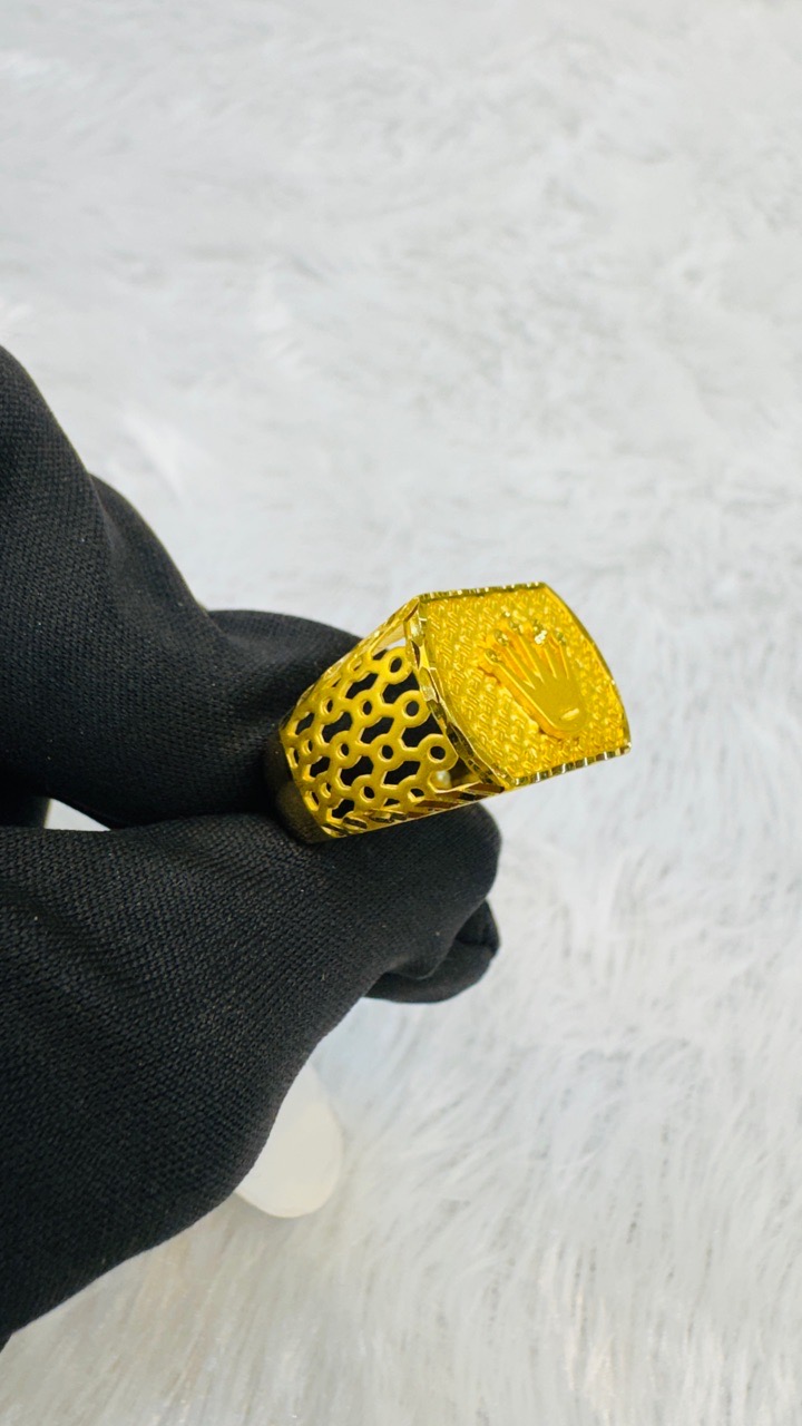 1 Gram Gold Crown Gents Ring view 4