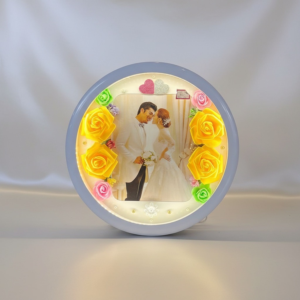 Size 12x12 MD 105 Round LED Photo Frame With Print view 6