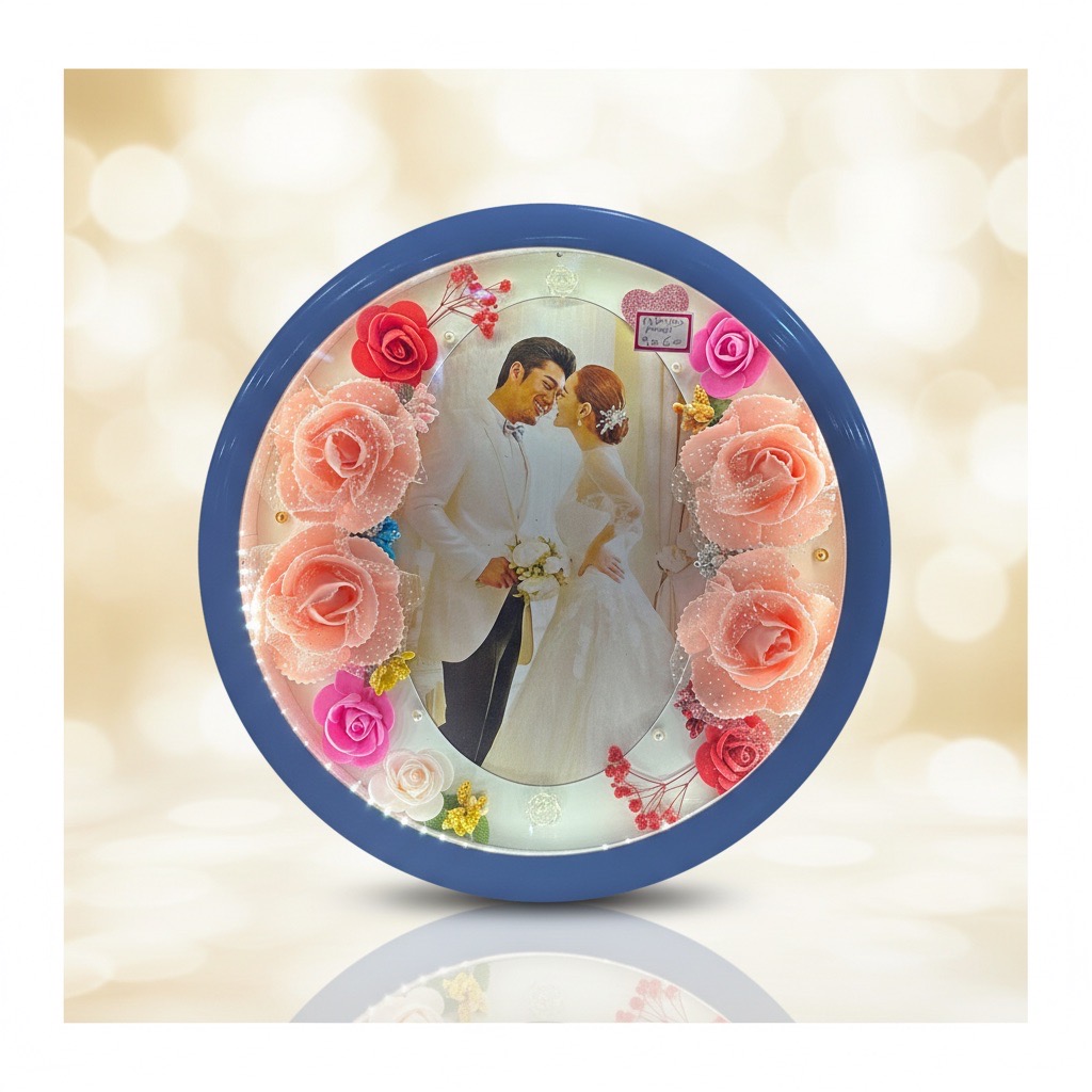 Size 12x12 MD 105 Round LED Photo Frame With Print view 9