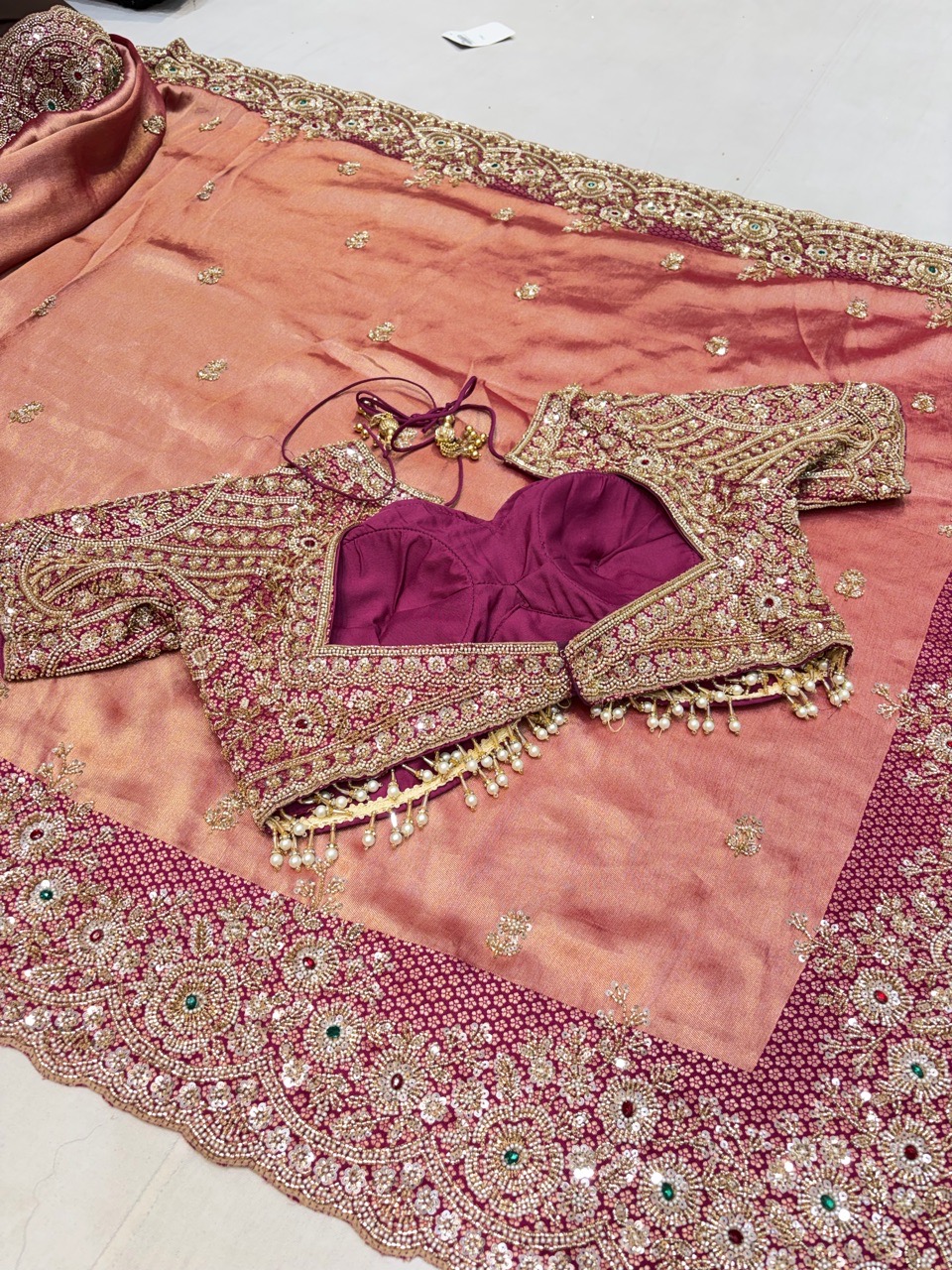 Embroidered Sareeee view 4