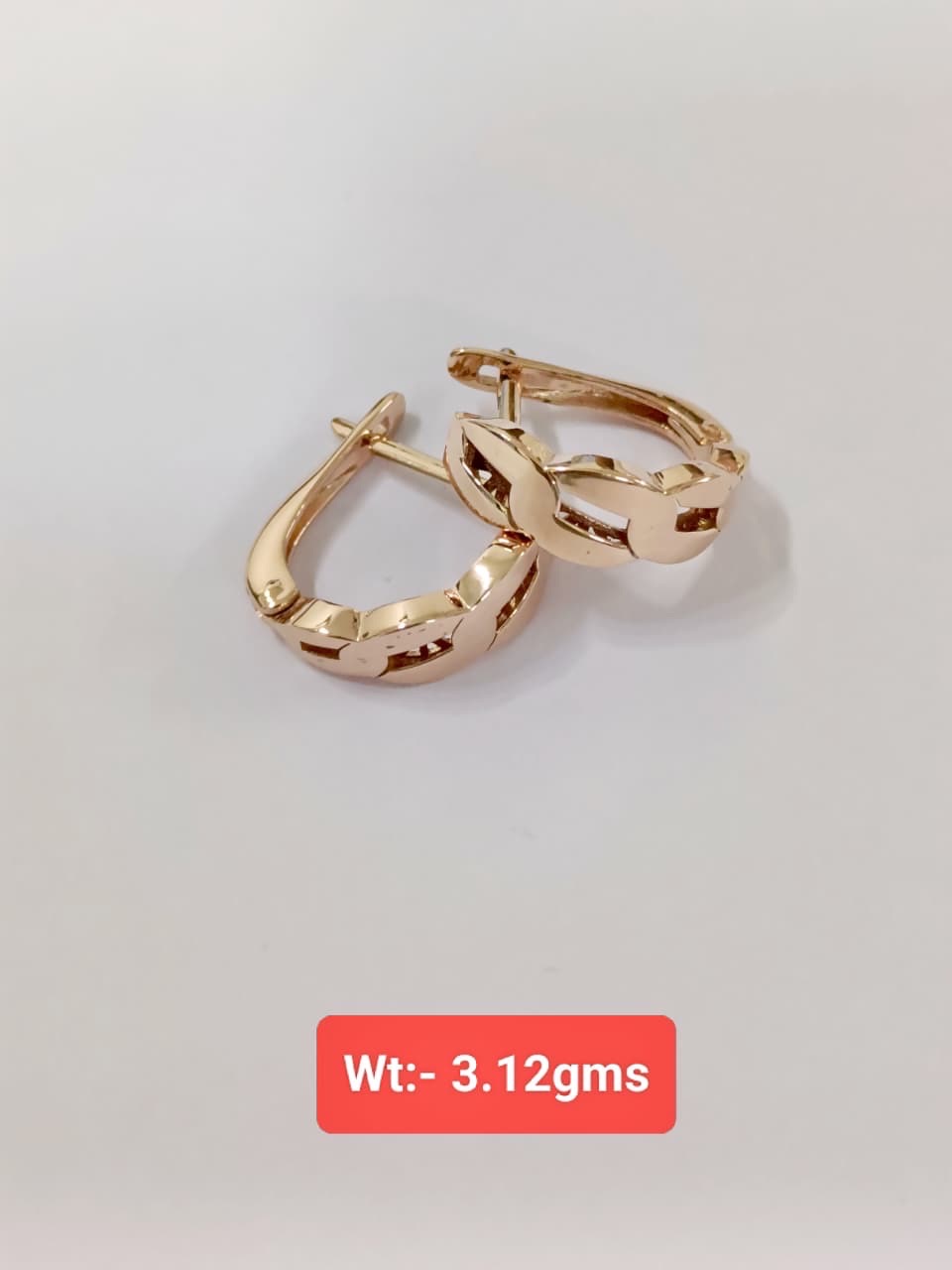 Gold Hoop Earrings view 4