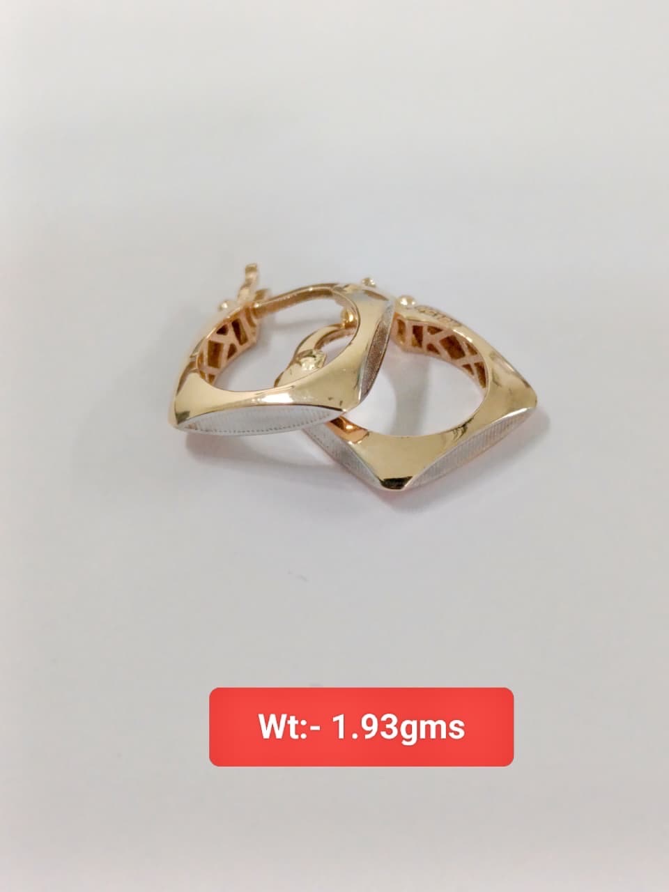 Gold Hoop Earrings view 7
