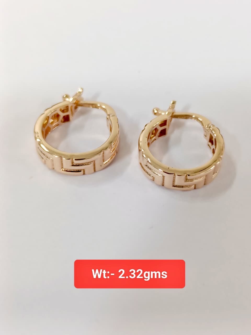 Gold Hoop Earrings view 9
