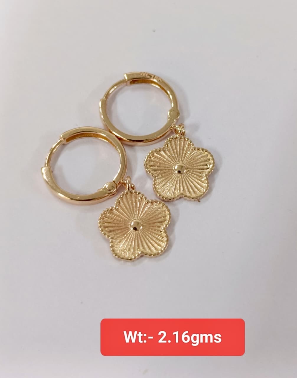 Gold Hoop Earrings view 10