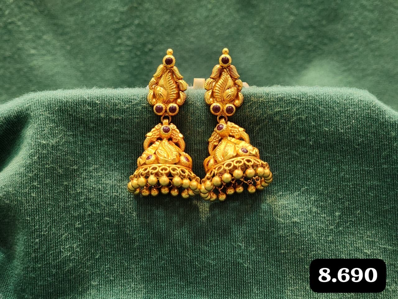 Traditional Gold Zhumka 150626 view 10