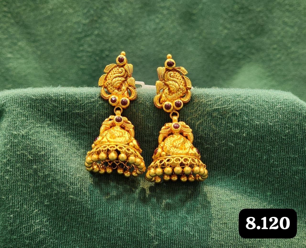 Traditional Gold Zhumka 150626 view 9
