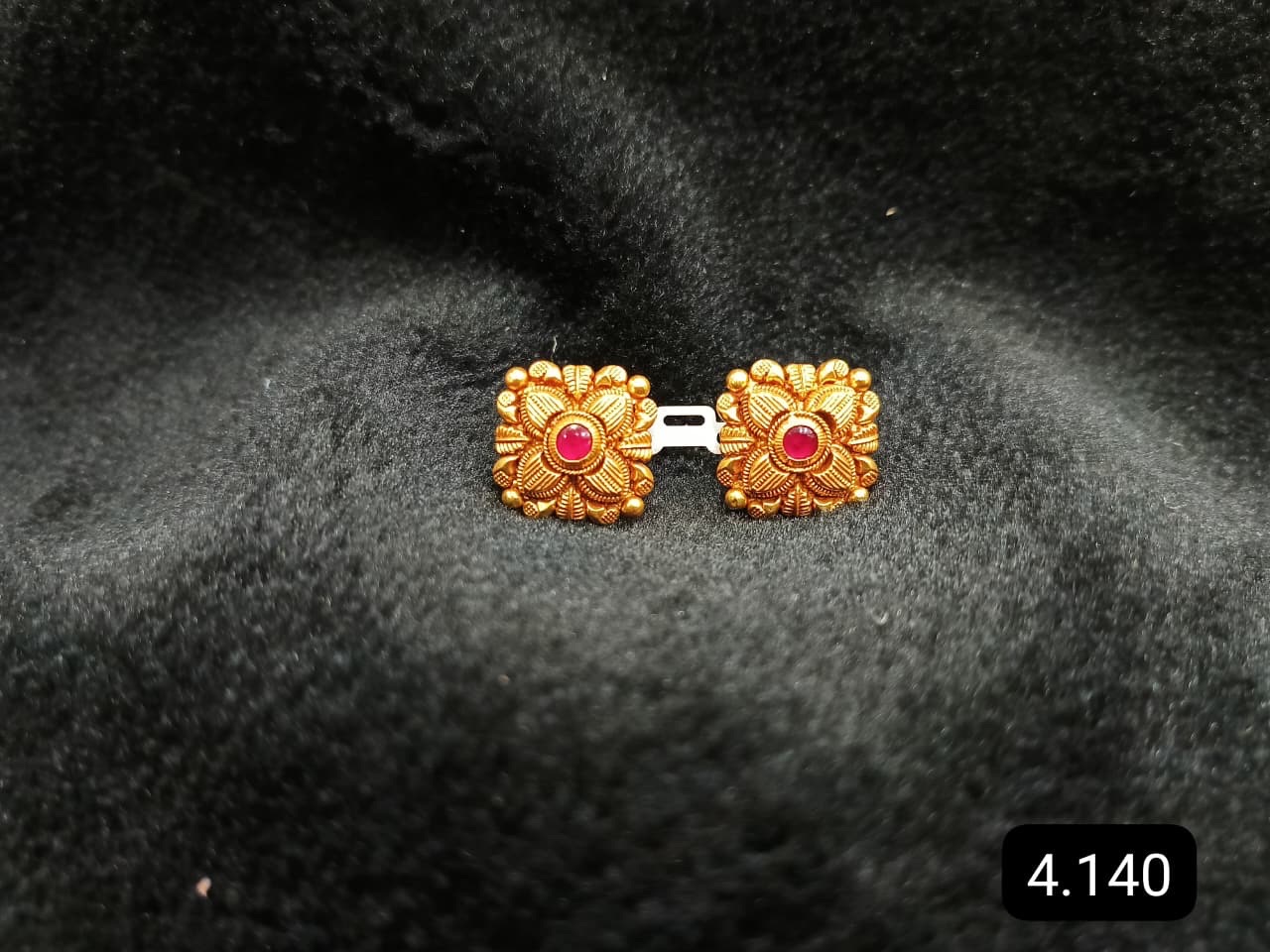 Traditional Gold Earrings 150626 view 6