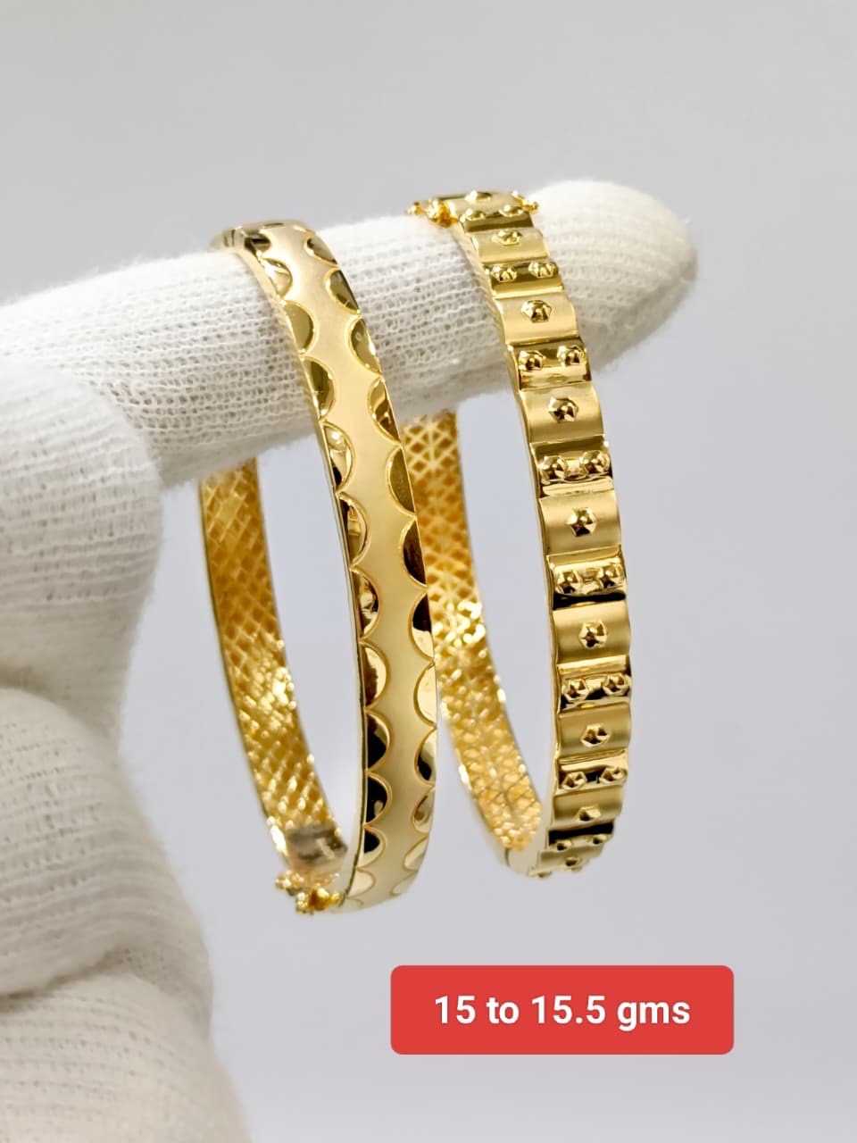 Elegant Gold Bracelets view 3