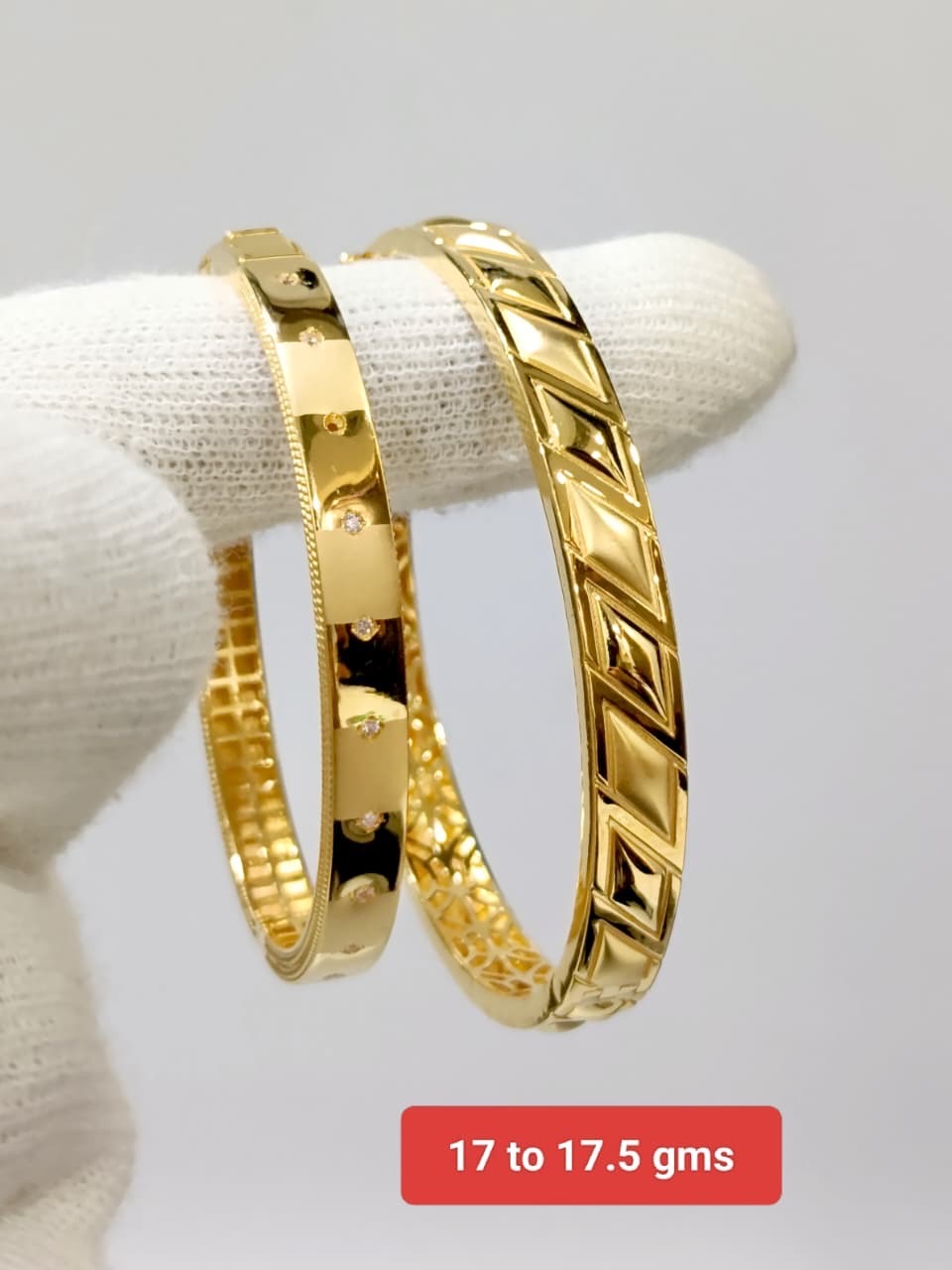 Elegant Gold Bracelets view 2