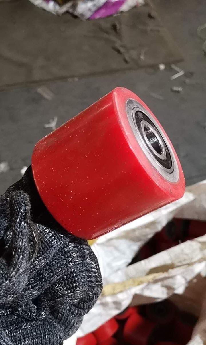 Red Industrial Roller view 2