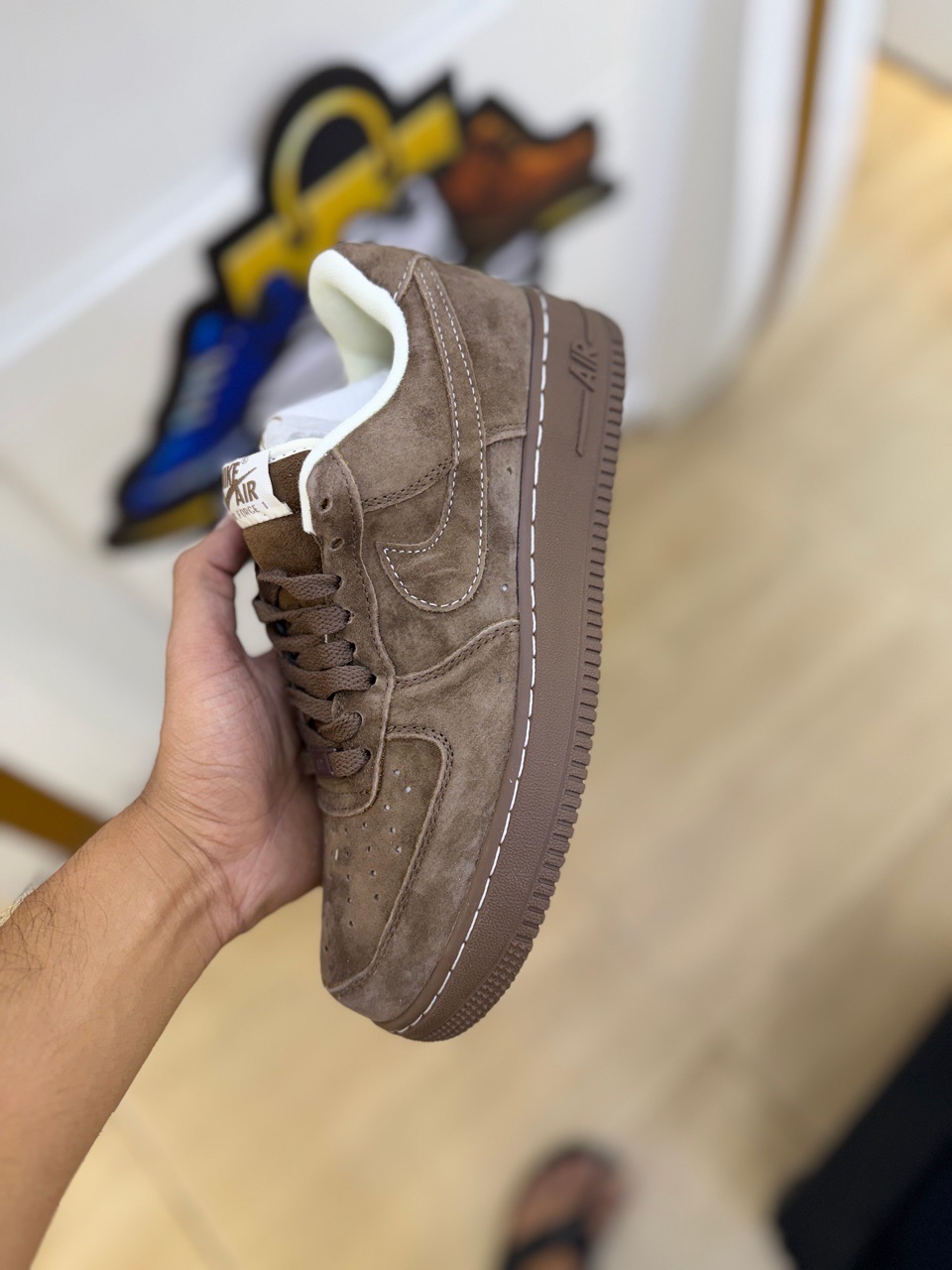 Nike Air Force 1 Suede Sneakers view 2