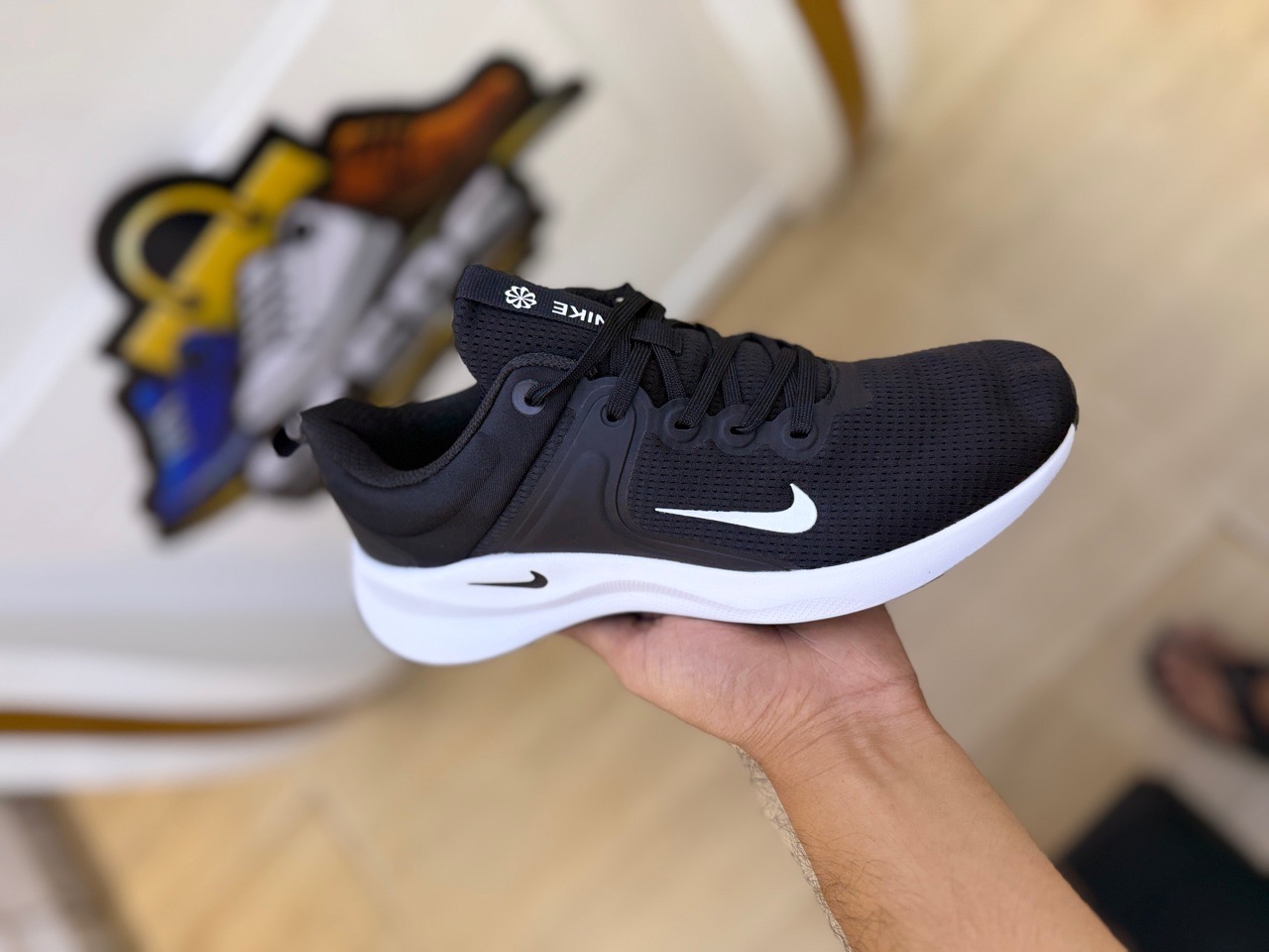 Nike Black Running Shoes view 2