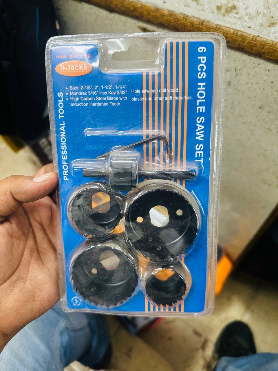 9 Jacks 6 PCS Hole Saw Set view 2