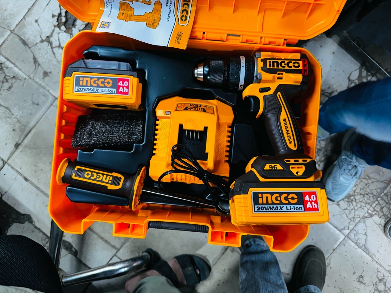 Ingco 20V Max Li-Ion Power Tool Kit view 2