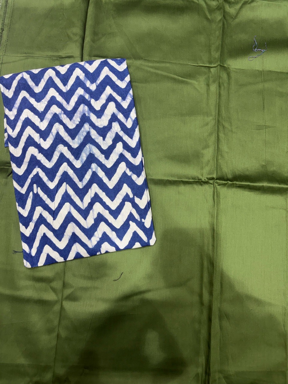 Green Unstitched Suit view 3