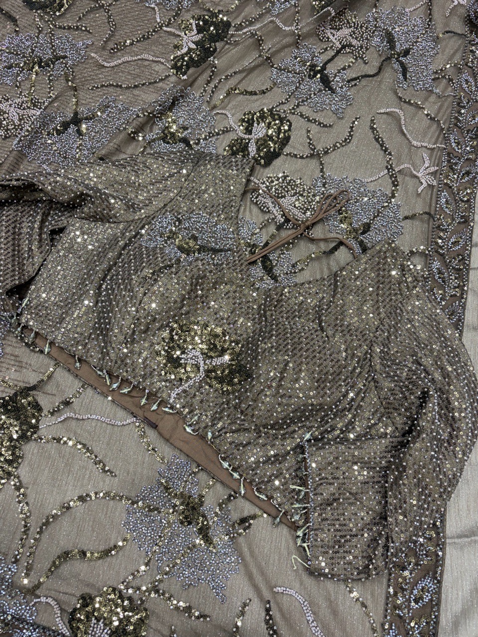 Embroidered Designer Saree view 3