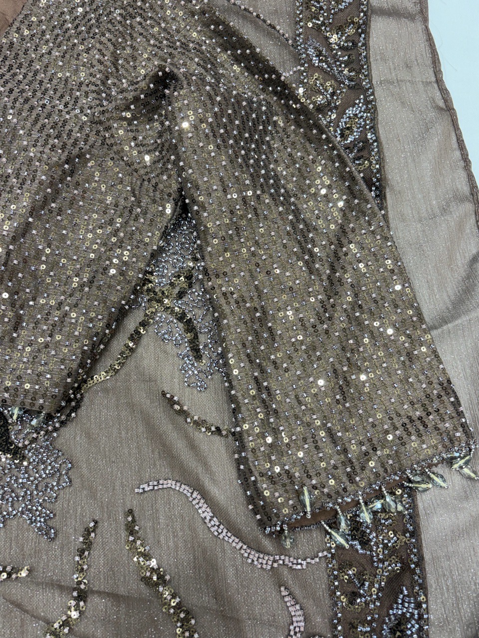 Embroidered Designer Saree view 6