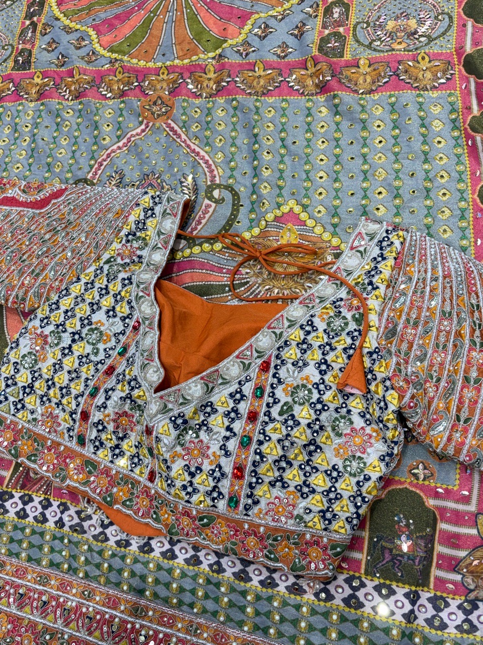 Traditional Embroidered Sareee view 4