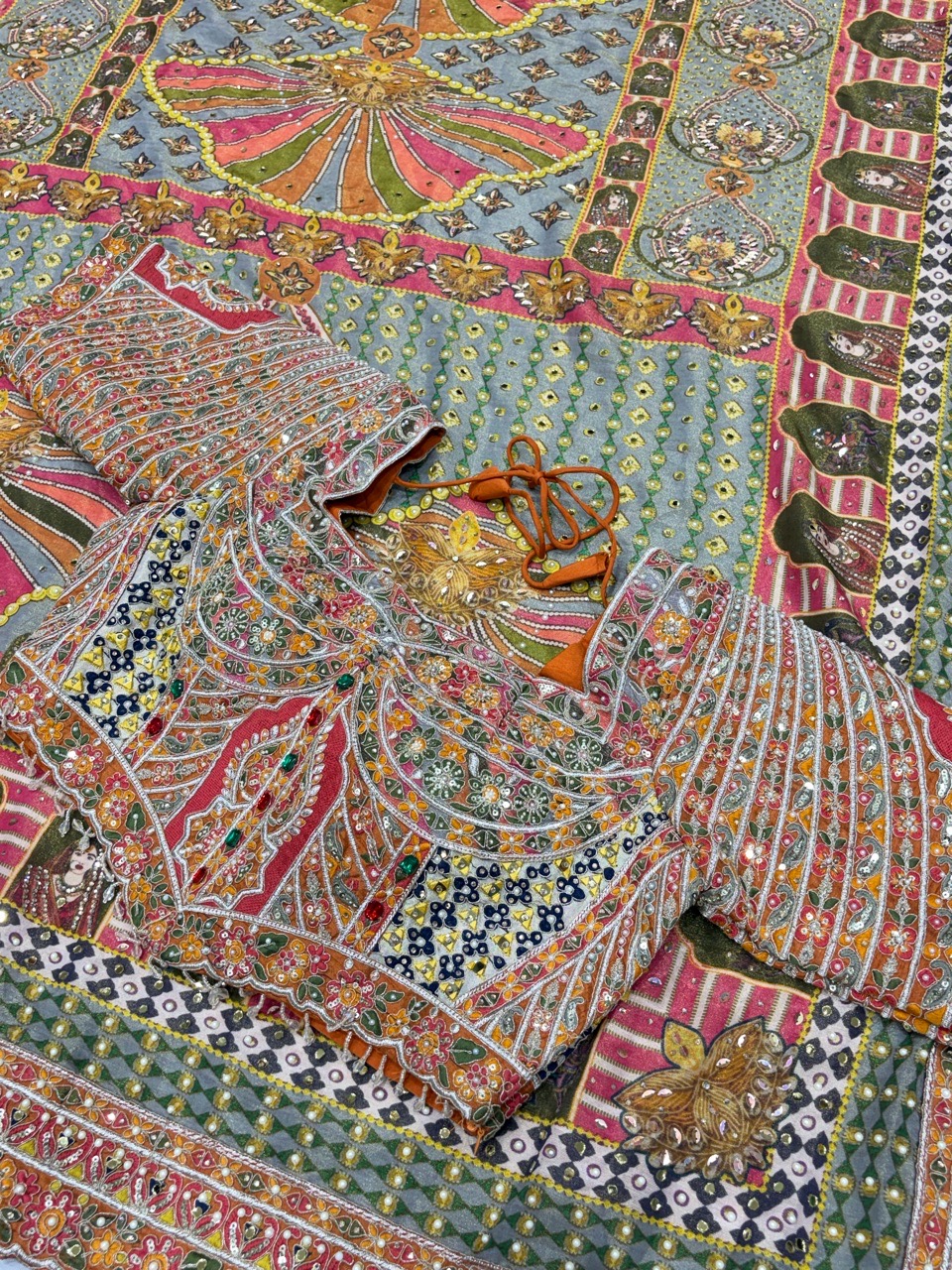 Traditional Embroidered Sareee view 3