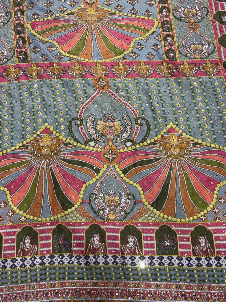 Traditional Embroidered Sareee view 5