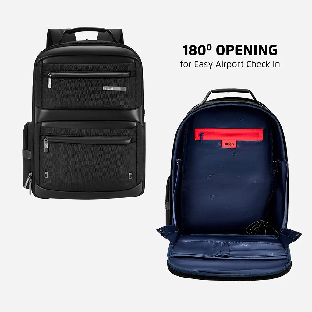 Safari Black Backpack view 5
