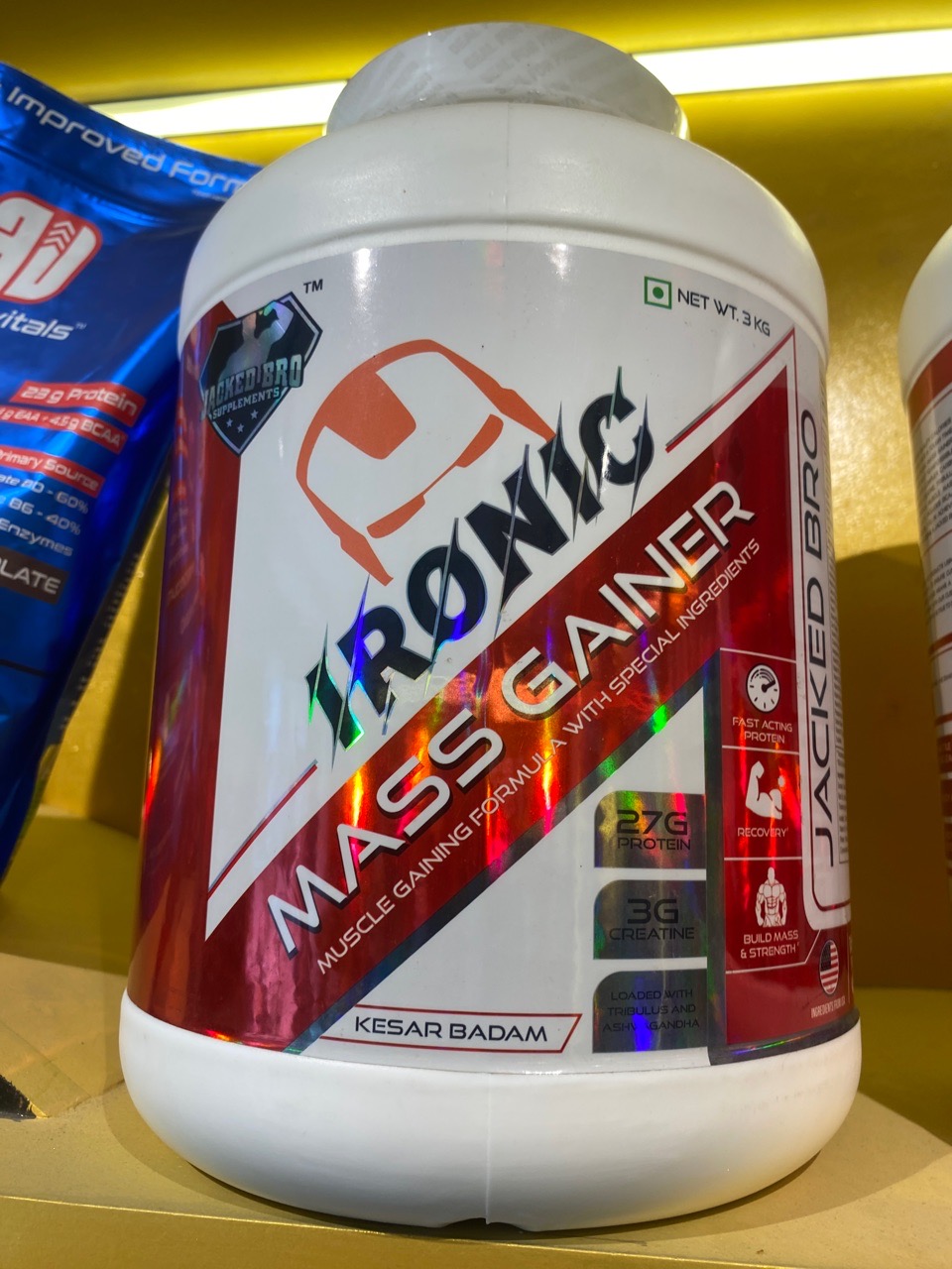Ironic Mass Gainer - Kesar Badam view 2