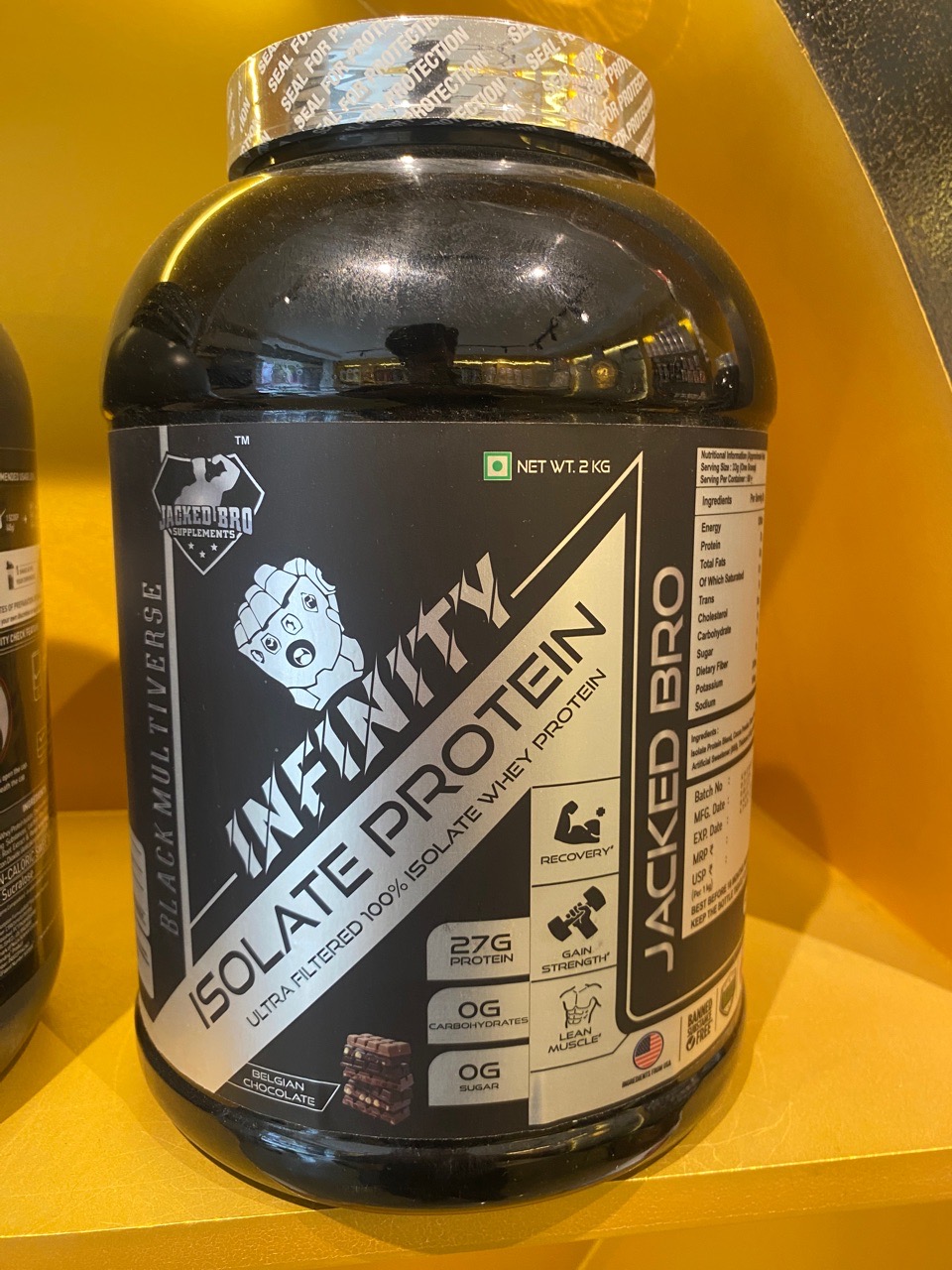 Jacked Bro Infinity Isolate Protein view 2