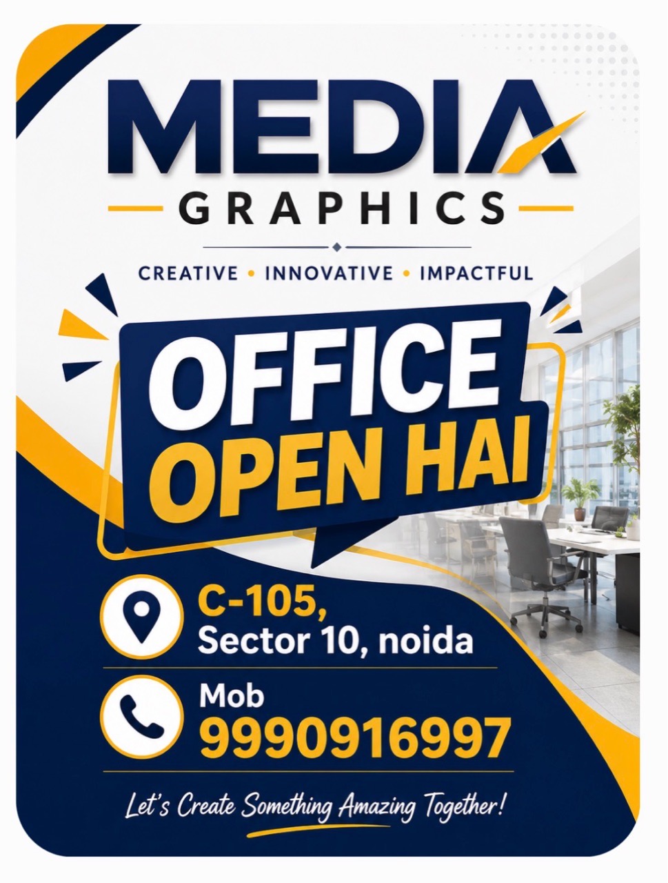 Media Graphics Promotional Sign view 2