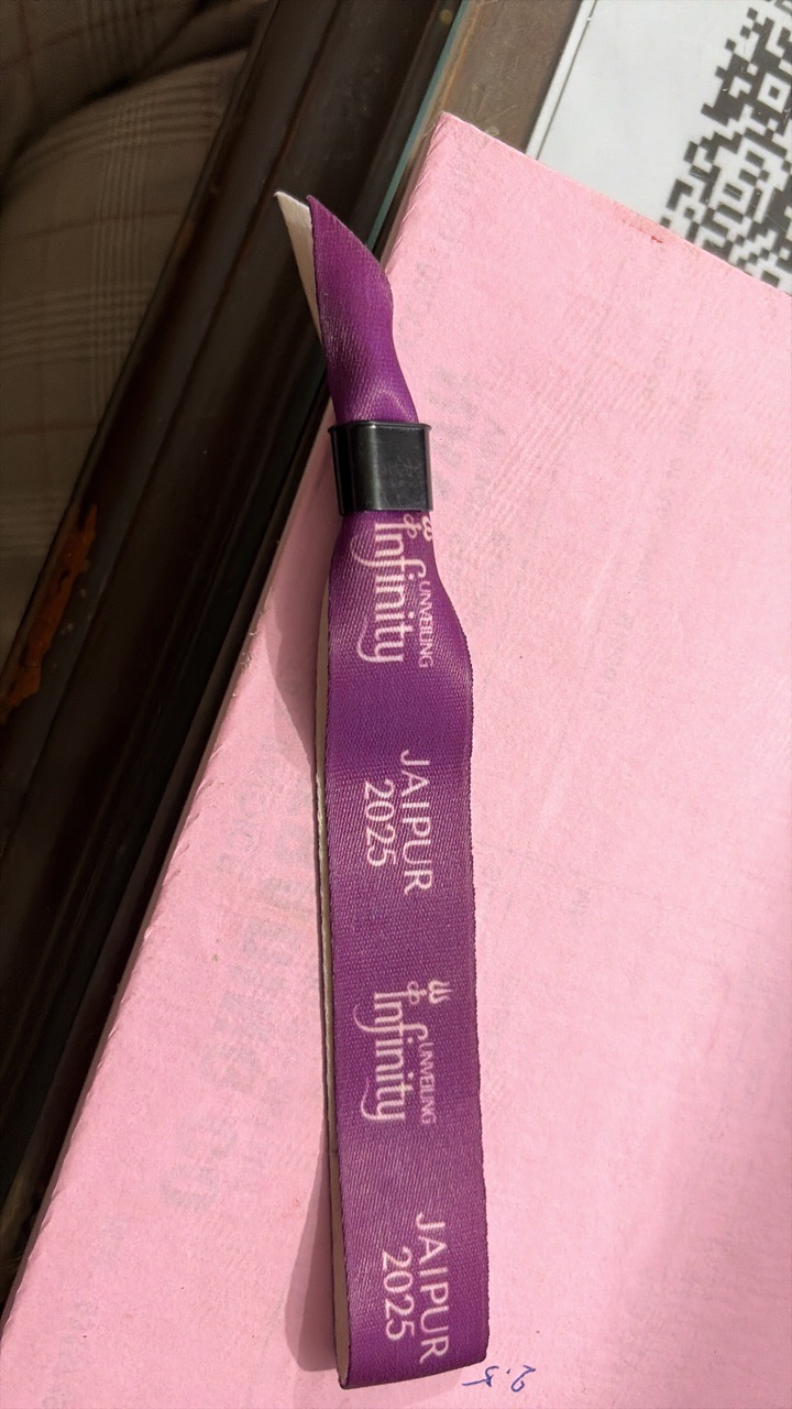 Jaipur 2025 Event Wristband view 2