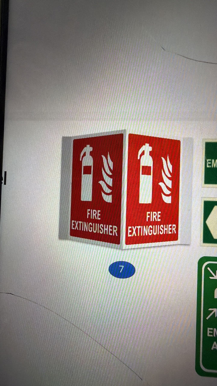 Fire Extinguisher Safety Sign view 2