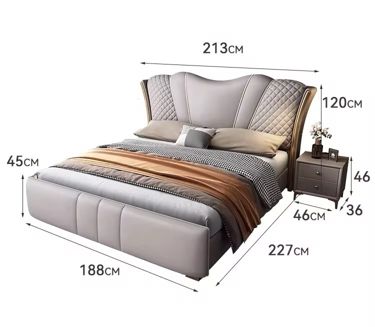 Luxury Modern Bed view 6