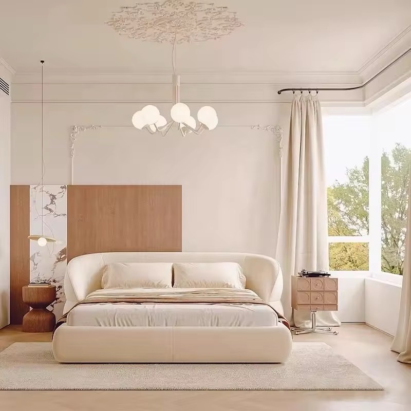 Modern Fabric Bed view 3