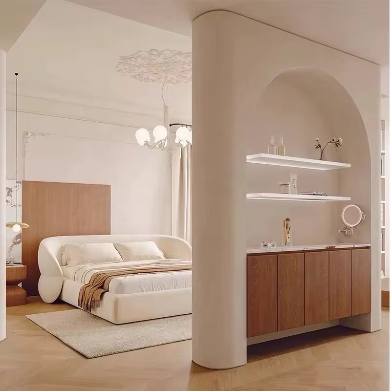 Modern Fabric Bed view 5
