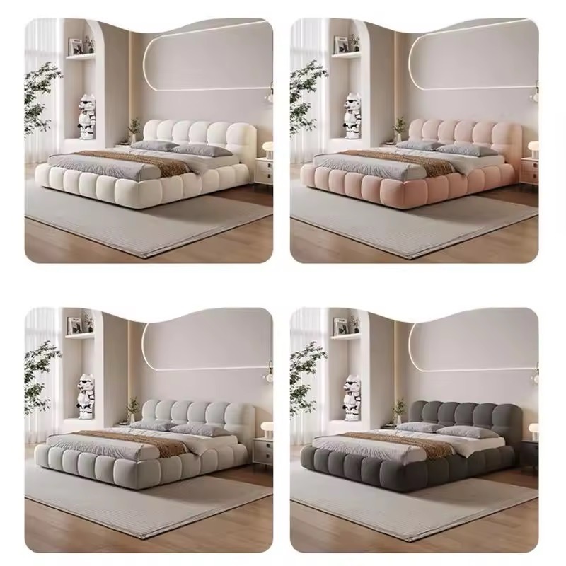 Modern Plush Bed view 6