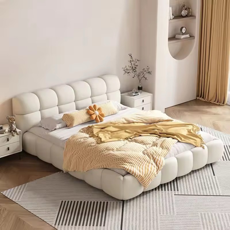 Modern Plush Bed view 5