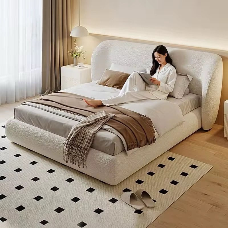 Modern Upholstered Bed view 3