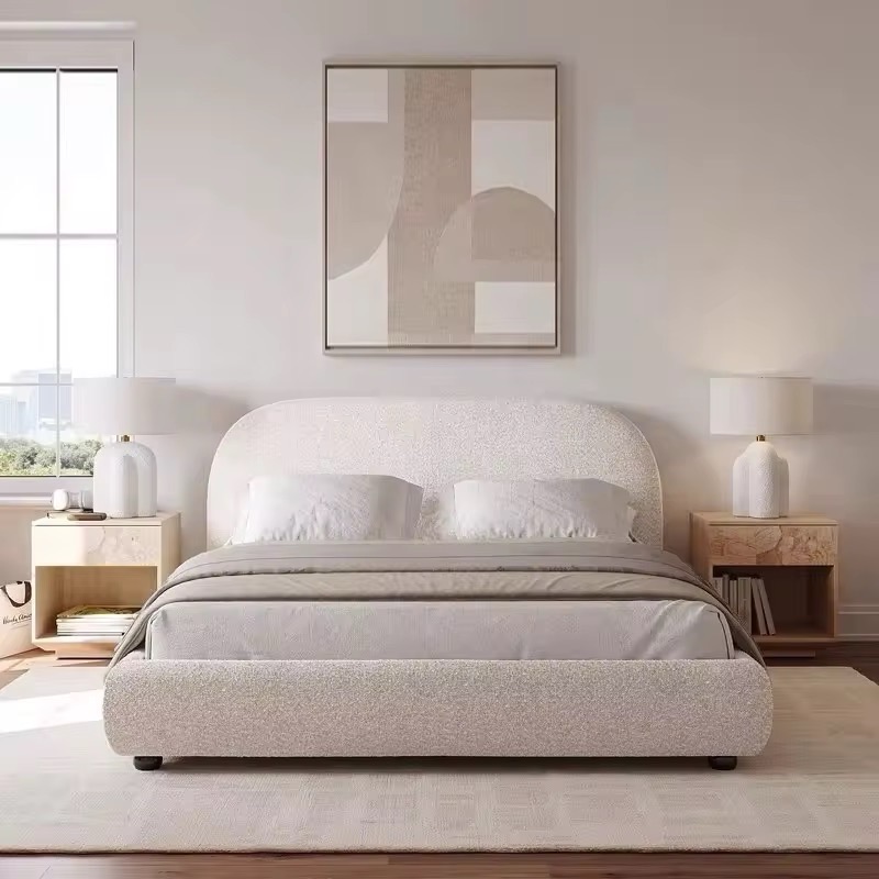Modern Upholstered Bed view 3